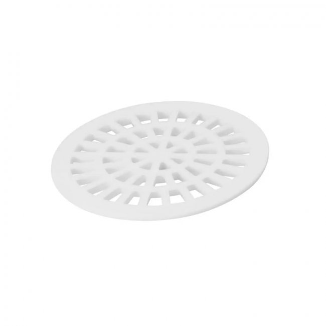 Grelha N°1 Redonda 100mm Branca Amanco 11624