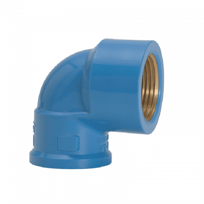 Joelho 90° 25mmx3/4'' Azul Soldável Amanco 11680