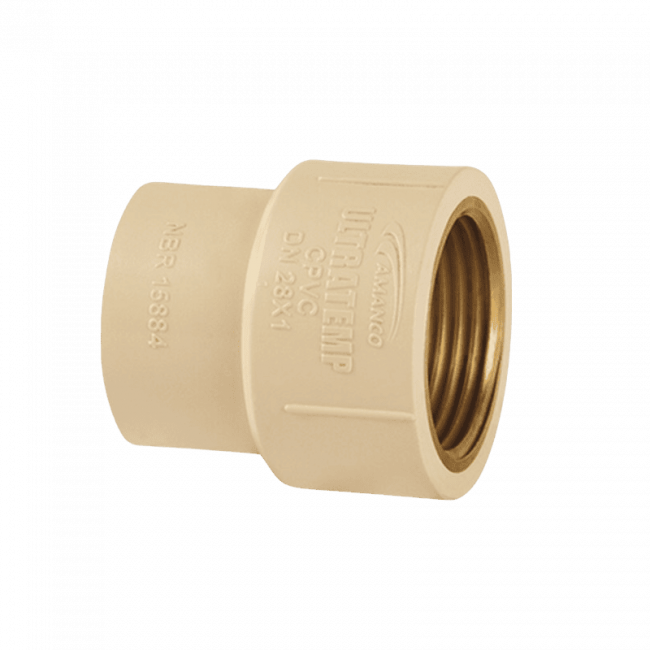 Luva de Transição 15mmx1/2'' Super CPVC Amanco 18074