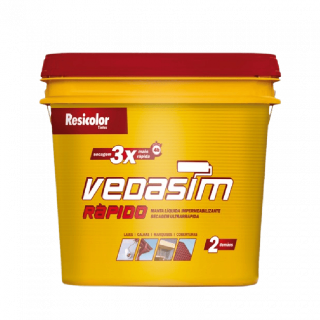 ﻿Manta líquida Branca 4kg Vedasim Resicolor