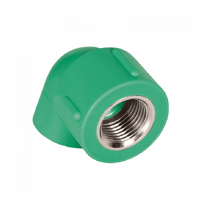 Joelho 90° 25mmx1/2'' de Transição Fêmea PPR Verde Amanco 14233