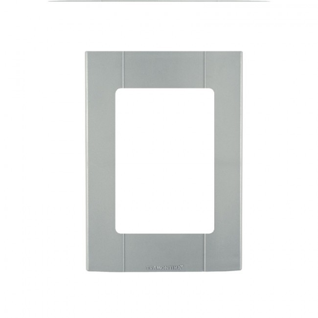 Tampa 3 Postos para Módulos Plastibox Tramontina Cinza
