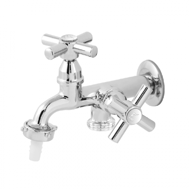 Torneira Ágata de Parede para Tanque e Máquina de Lavar Fort