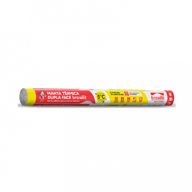 Manta Térmica Brasilit Dupla Face 50m2