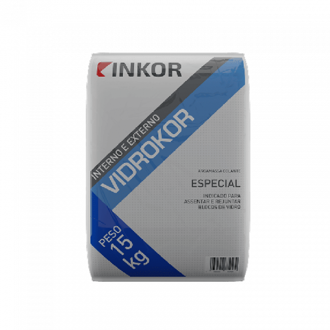 Argamassa Vidrokor 15kg Inkor