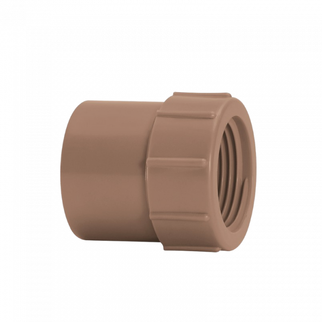 Luva Solda x Rosca 20mmx1/2'' Marrom Amanco 11753