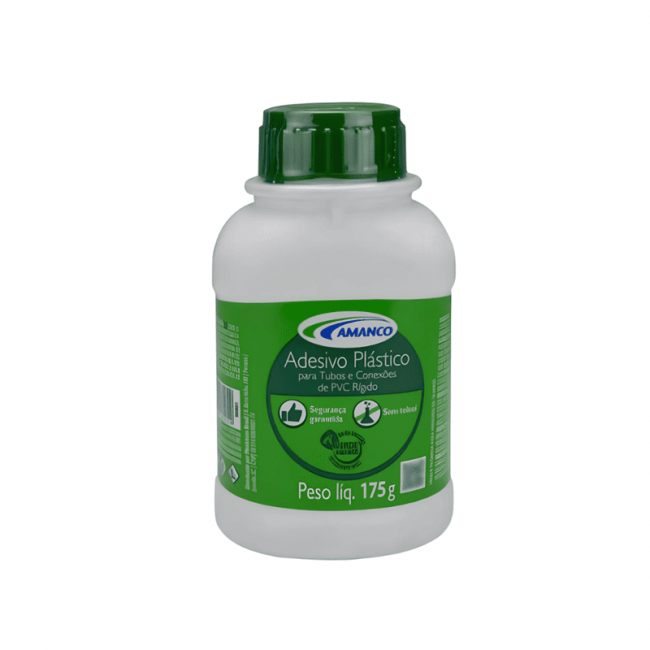 Cola para Tubos e Conexões de PVC com Pincel 175g Amanco 90061