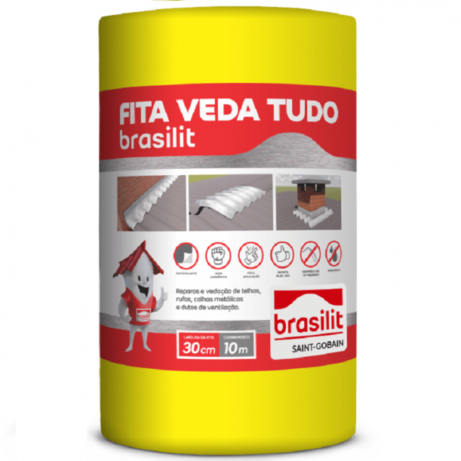 ﻿﻿Fita Asfáltica Veda Tudo Brasilit 90cmx10mt