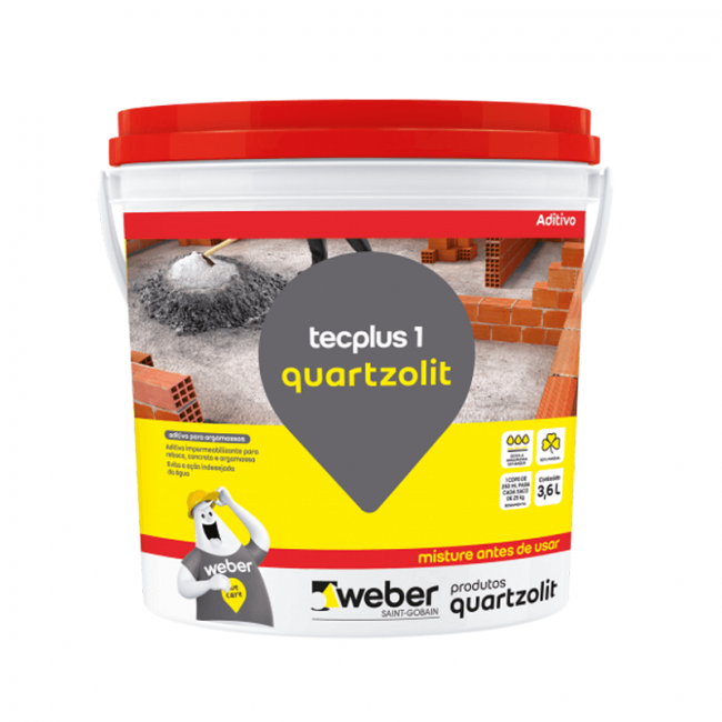 Impermeabilizante Tecplus 1 Quartzolit 3,6L