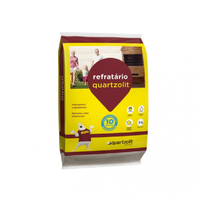 Argamassa Refratário 5kg Quartzolit