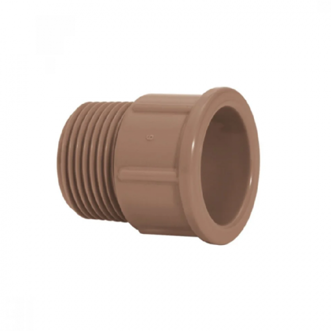 Adaptador Soldável Curto Bolsa e Rosca 110mmx4" PVC Marrom Amanco 10029