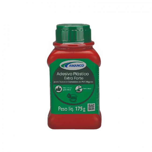 Adesivo Plástico Extra Forte 175g com Pincel Amanco 91386