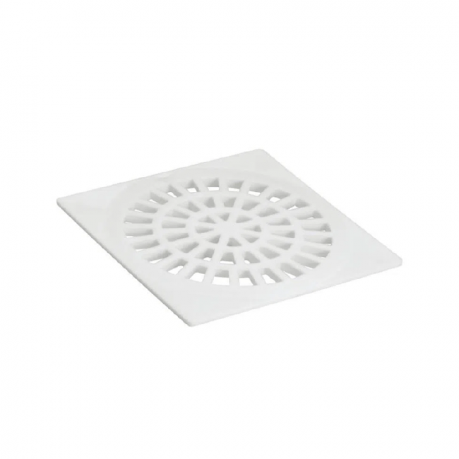 Grelha N°20 Quadrada 100mm Branca Amanco 11625