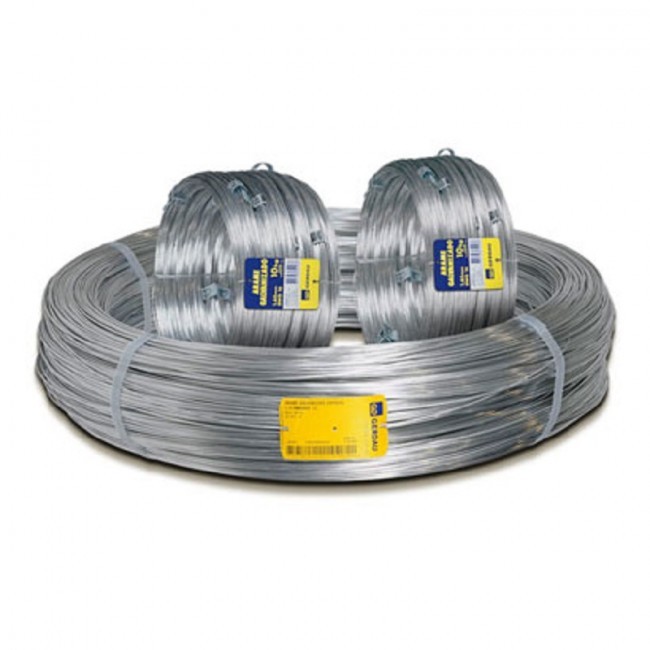 Arame Galvanizado 14 (2,10mm) Gerdau Rolo 1kg