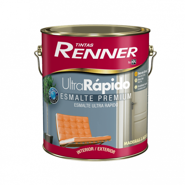 Tinta Esmalte Ultrarrápido Act Branco 3,6L - Renner