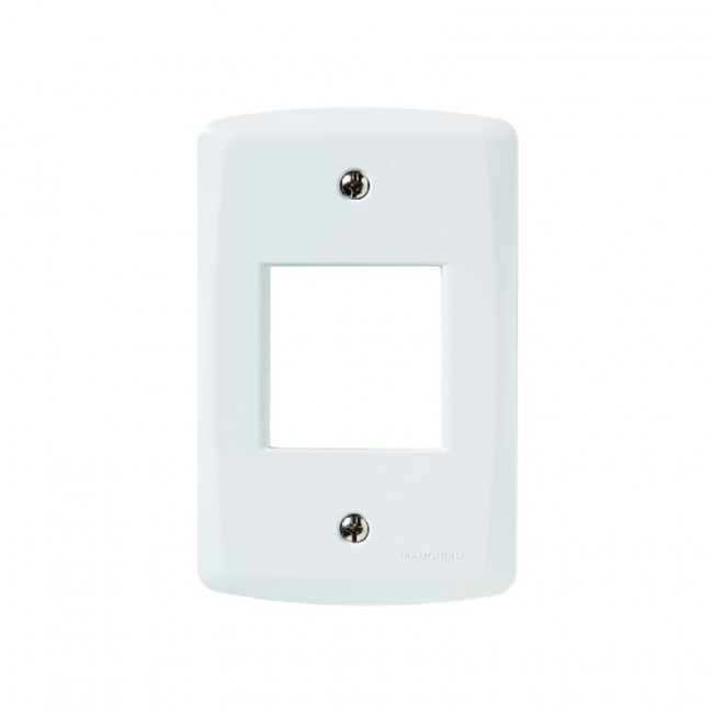 Placa 2 Postos Juntos 4x2 Tramontina Lux²