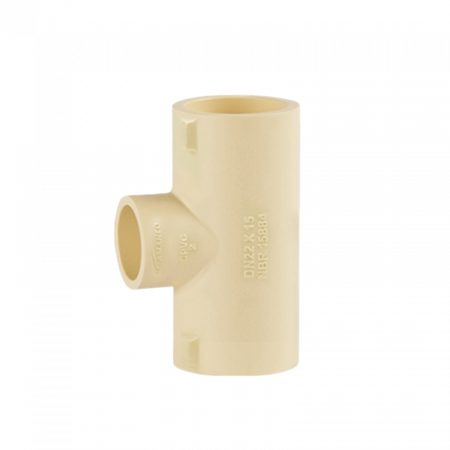 Tê de Redução Super CPVC 22mmx15'' Amanco 20308