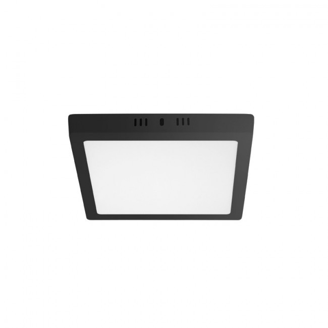 Painel LED 24W Lux Quadrado Sobrepor Preto Taschibra