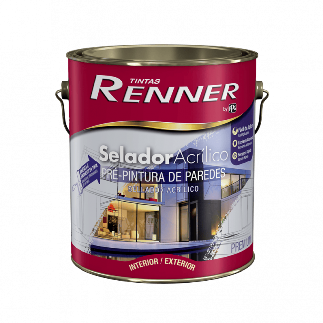 Selador Acrílico Premium 3,6L - Renner