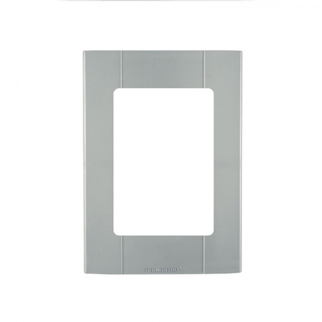 Tampa 3 Postos para Módulos Plastibox Tramontina Cinza