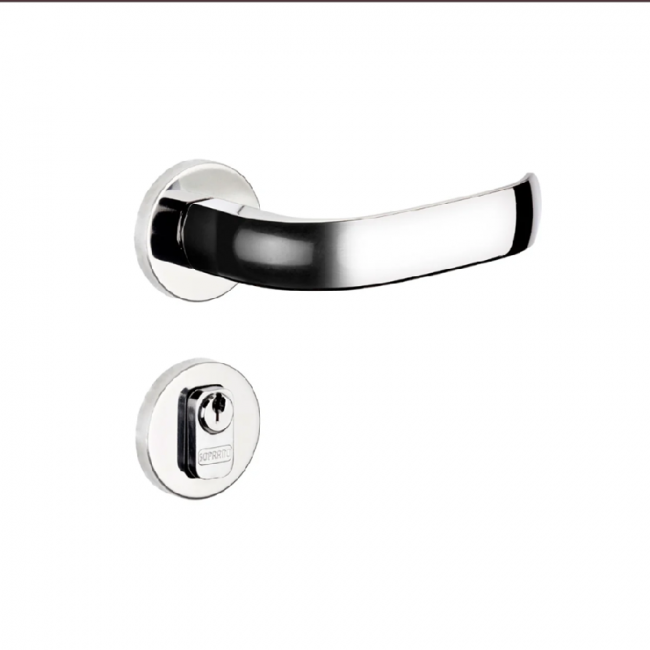 Fechadura Ícaro para Banheiro Cromado Soprano