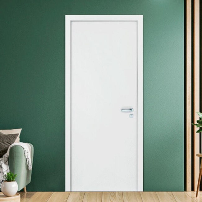 Porta Branca Linha Moderna Completo Salvaro