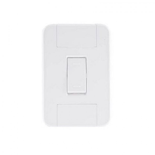 Interruptor Simples Paralelo 4x2 Tramontina Tablet Branco 10A 250V
