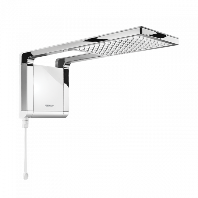 Chuveiro Acqua Storm Ultra Lorenzetti Branco e Cromado 127V 5500W