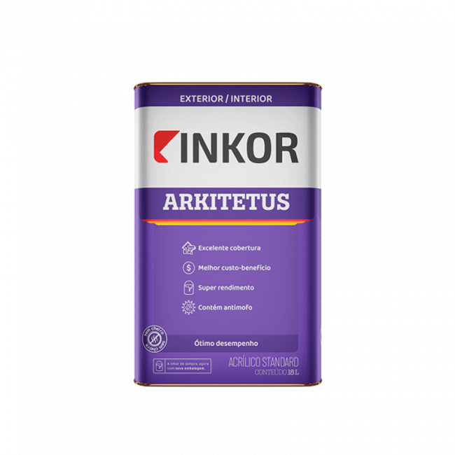 Tinta Arkitetus Fosco Branco Inkor 18L