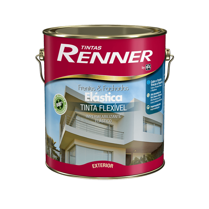 Tinta impermeabilizante Frentes e Fachadas Elástica Sb Branco 3,6L - Renner