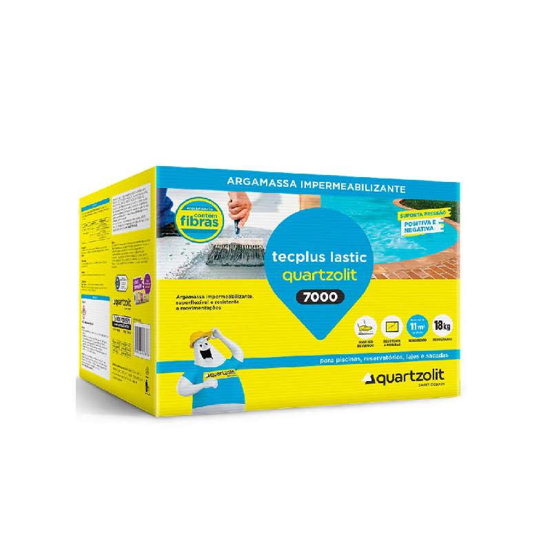 Impermeabilizante Tecplus Lastic 18kg Quartzolit