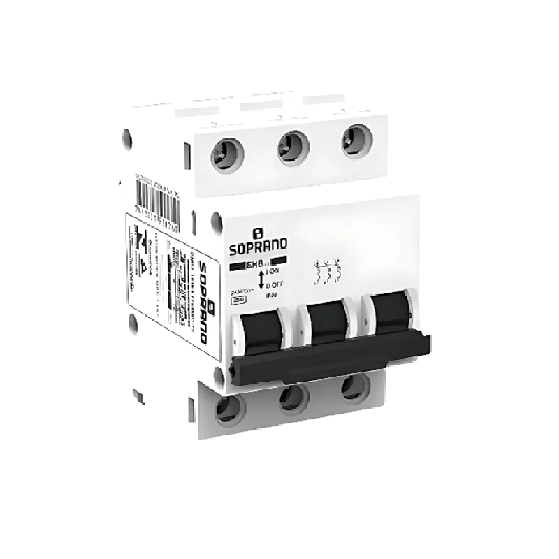 Disjuntor Tripolar DIN 16A Curva C Soprano