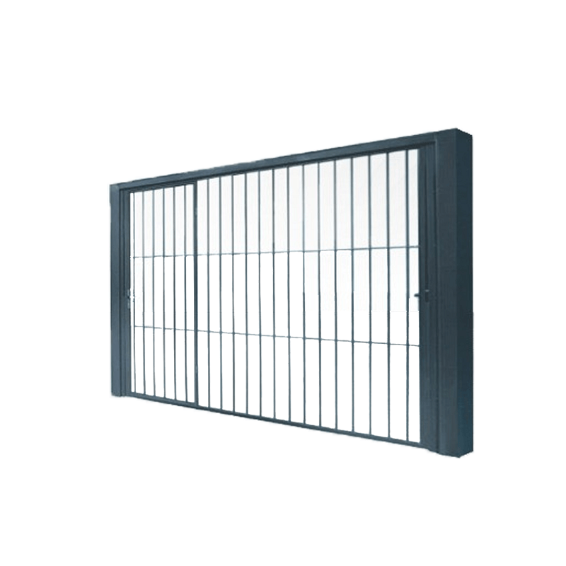 Portão de ferro Grade 260x220cm Com Porta