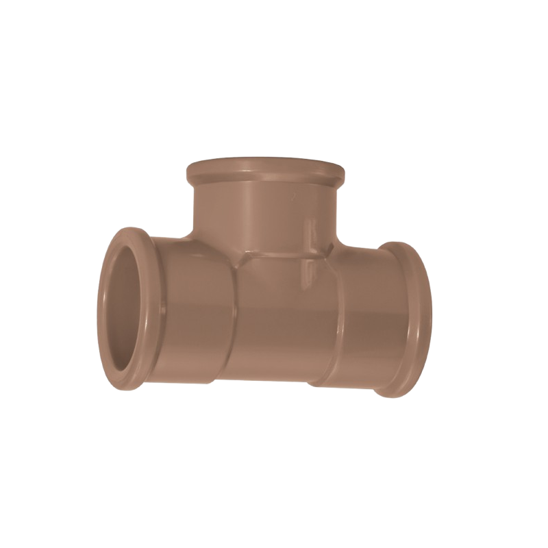 Tê Marrom 60mm Soldável Amanco 11839