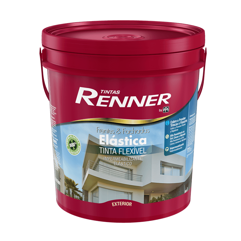 Tinta impermeabilizante Frentes e Fachadas Elástica Sb Branco 18L - Renner
