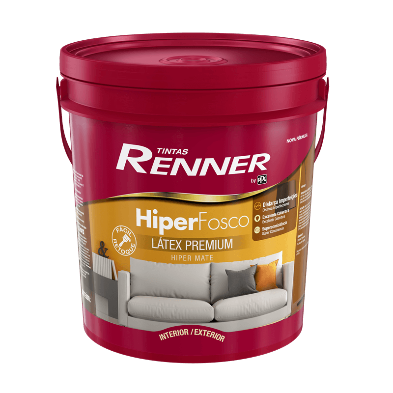 Tinta Hiper Fosco Látex Premium Branco 18L - Renner