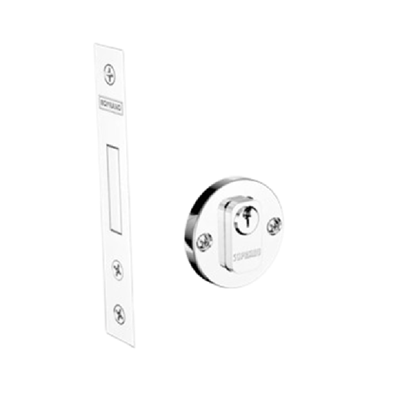 Fechadura Auxiliar Comum Cromada Soprano