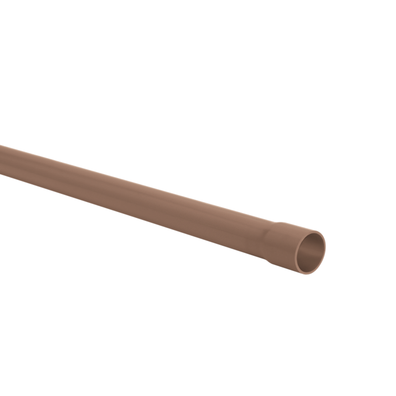 Tubo Marrom 200mm Soldável 6 Metros/Metro Amanco 10457